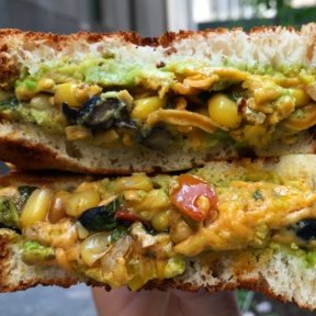 Gluten-free grilled cheese from Fresh & Co